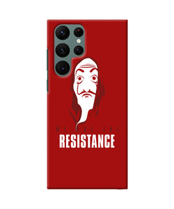 Money Heist Resistance Quote Samsung S22 Ultra Back Cover