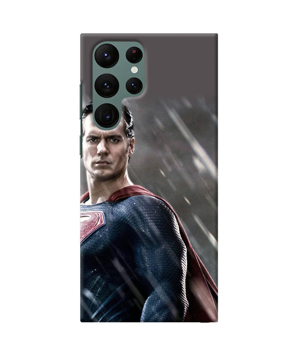 Superman man of steel Samsung S22 Ultra Back Cover