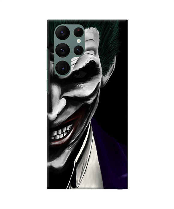 The joker black Samsung S22 Ultra Back Cover