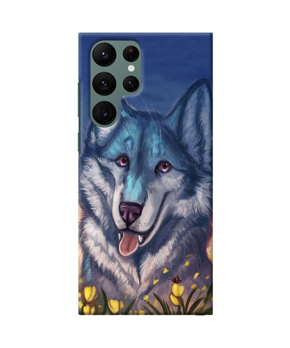 Cute wolf Samsung S22 Ultra Back Cover
