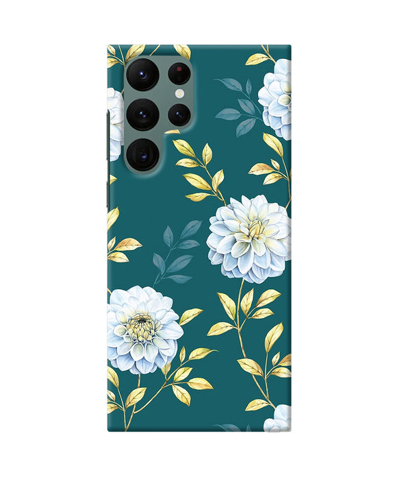 Flower canvas Samsung S22 Ultra Back Cover