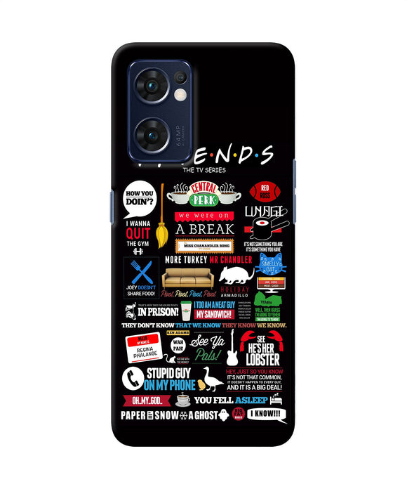FRIENDS Oppo Reno7 5G Back Cover