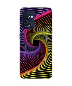 Colorful Strings Oppo Reno7 5G Back Cover