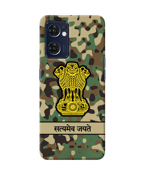 Satyamev Jayate Army Oppo Reno7 5G Back Cover