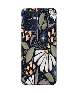 Flowers Art Oppo Reno7 5G Back Cover