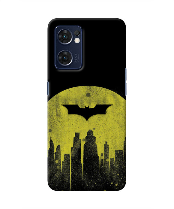 Batman Sunset Oppo Reno7 5G Real 4D Back Cover