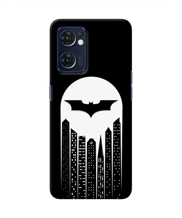 Batman Gotham City Oppo Reno7 5G Real 4D Back Cover