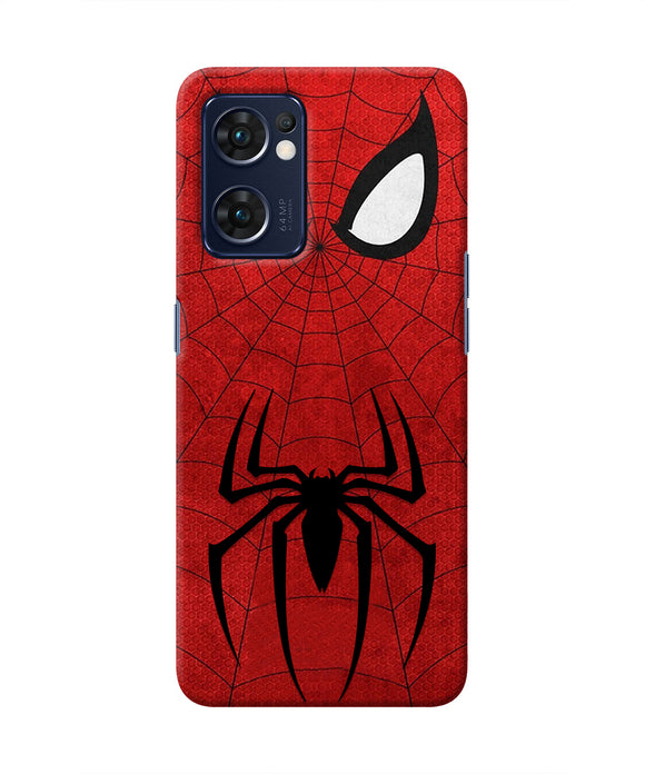 Spiderman Eyes Oppo Reno7 5G Real 4D Back Cover