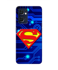 Superman Abstract Oppo Reno7 5G Real 4D Back Cover