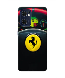 Ferrari Steeriing Wheel Oppo Reno7 5G Real 4D Back Cover