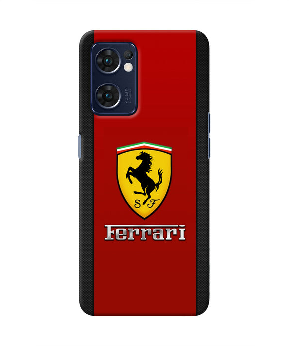 Ferrari Abstract Oppo Reno7 5G Real 4D Back Cover