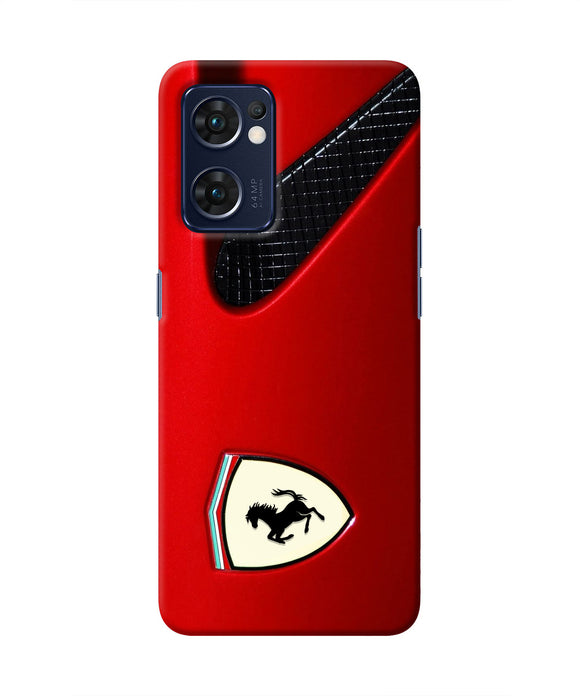 Ferrari Hood Oppo Reno7 5G Real 4D Back Cover