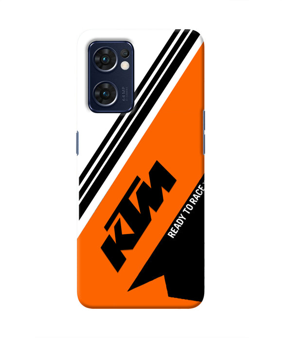 KTM Abstract Oppo Reno7 5G Real 4D Back Cover