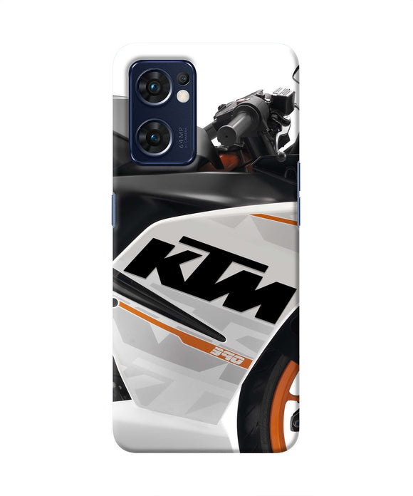 KTM Bike Oppo Reno7 5G Real 4D Back Cover