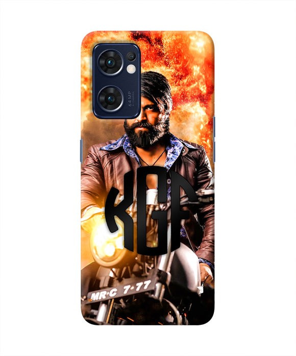 Rocky Bhai on Bike Oppo Reno7 5G Real 4D Back Cover