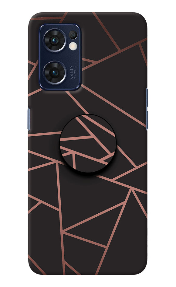 Geometric Pattern Oppo Reno7 5G Pop Case