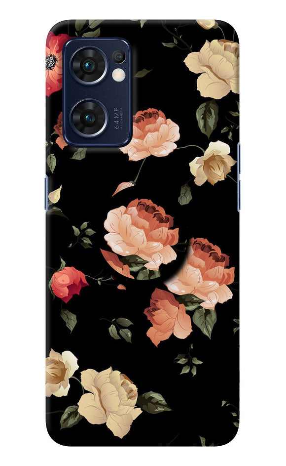 Flowers Oppo Reno7 5G Pop Case