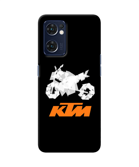 KTM sketch Oppo Reno7 5G Back Cover