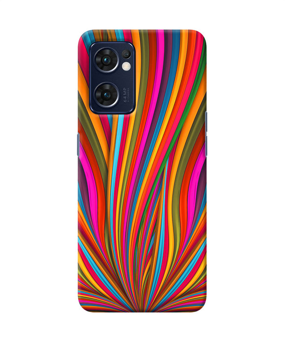 Colorful pattern Oppo Reno7 5G Back Cover