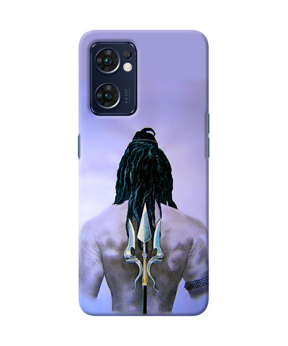 Lord shiva back Oppo Reno7 5G Back Cover