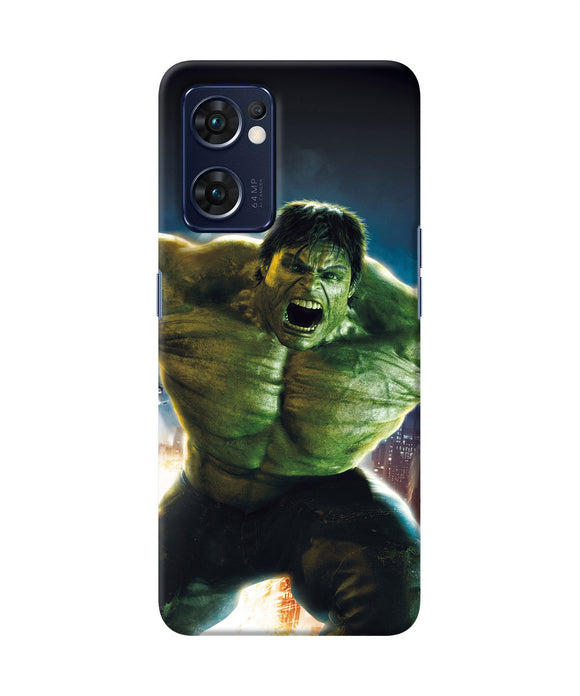 Hulk super hero Oppo Reno7 5G Back Cover