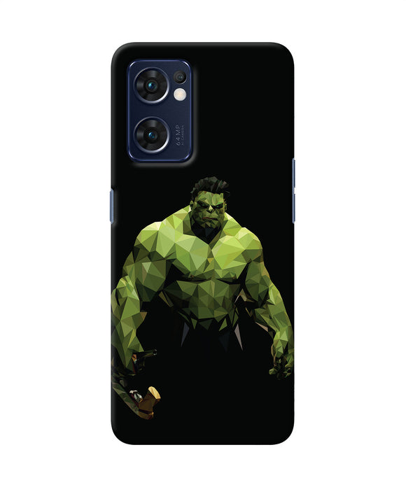 Abstract hulk buster Oppo Reno7 5G Back Cover