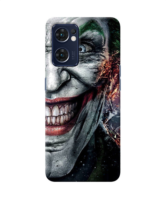 Joker half face Oppo Reno7 5G Back Cover