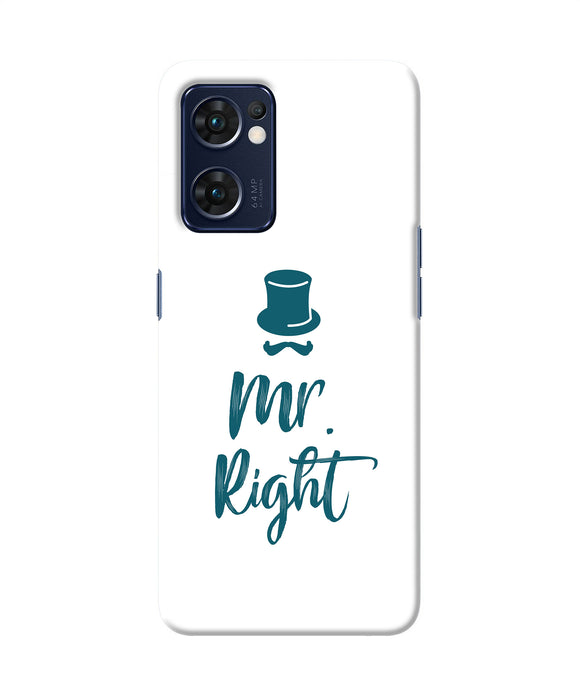 My right Oppo Reno7 5G Back Cover
