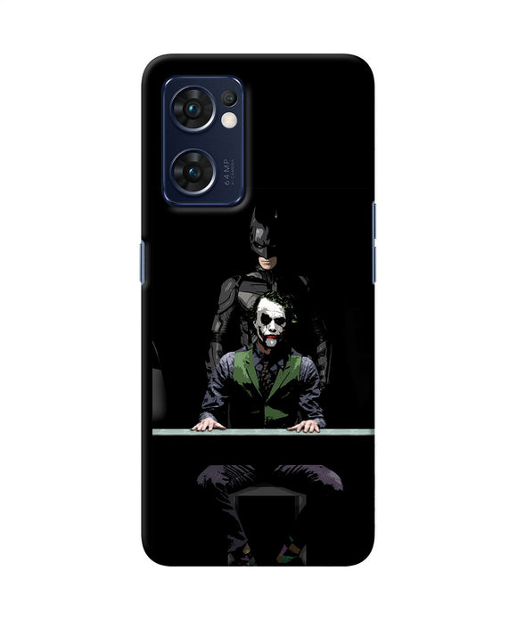 Batman vs joker Oppo Reno7 5G Back Cover