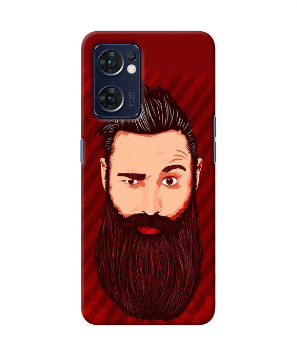 Beardo character Oppo Reno7 5G Back Cover