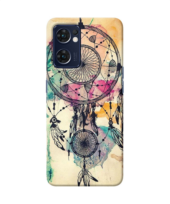 Craft art paint Oppo Reno7 5G Back Cover