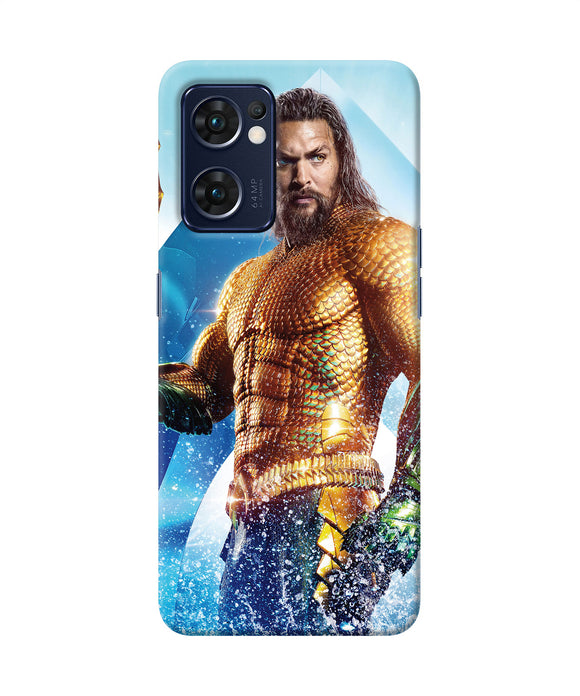 Aquaman water poster Oppo Reno7 5G Back Cover