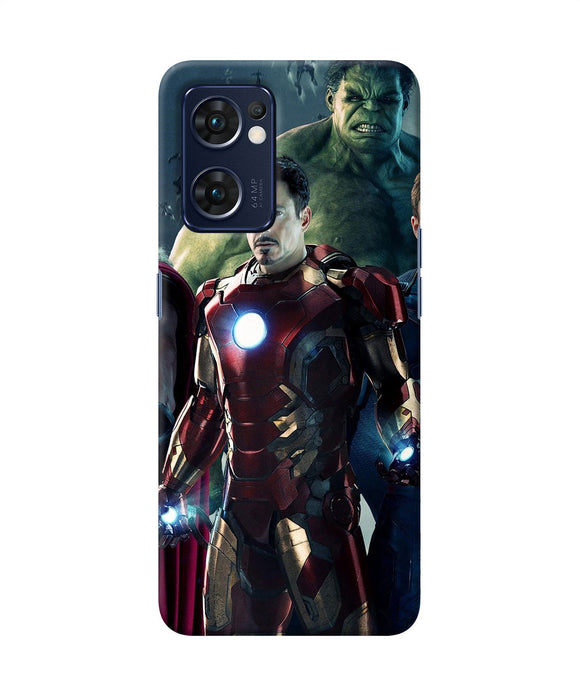 Ironman hulk space Oppo Reno7 5G Back Cover