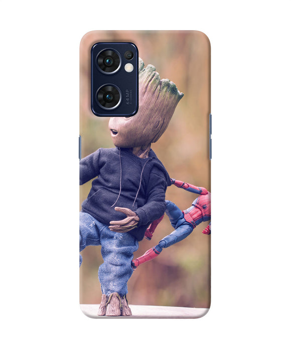 Groot fashion Oppo Reno7 5G Back Cover
