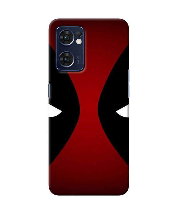 Deadpool eyes Oppo Reno7 5G Back Cover