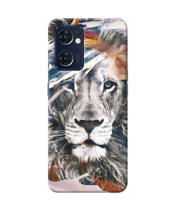 Lion poster Oppo Reno7 5G Back Cover