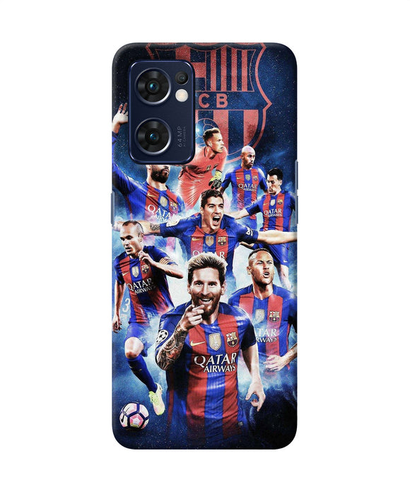 Messi FCB team Oppo Reno7 5G Back Cover