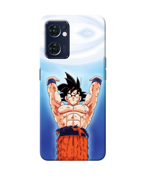 Goku super saiyan power Oppo Reno7 5G Back Cover