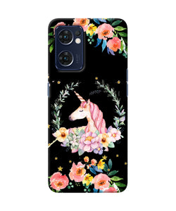 Unicorn flower Oppo Reno7 5G Back Cover