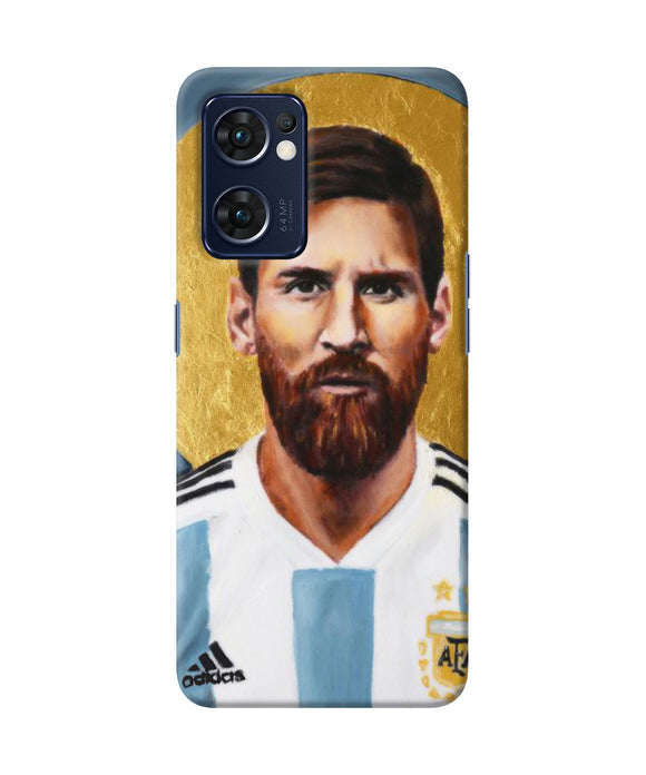 Messi face Oppo Reno7 5G Back Cover