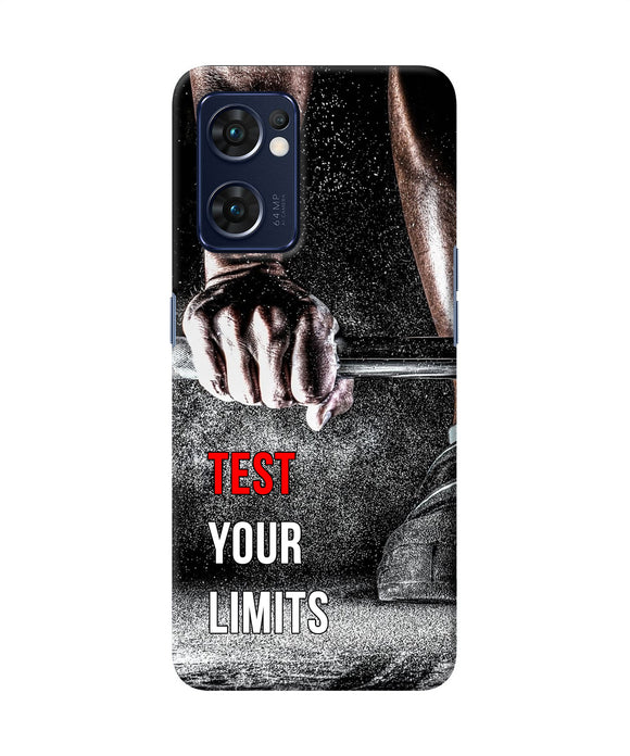 Test your limit quote Oppo Reno7 5G Back Cover