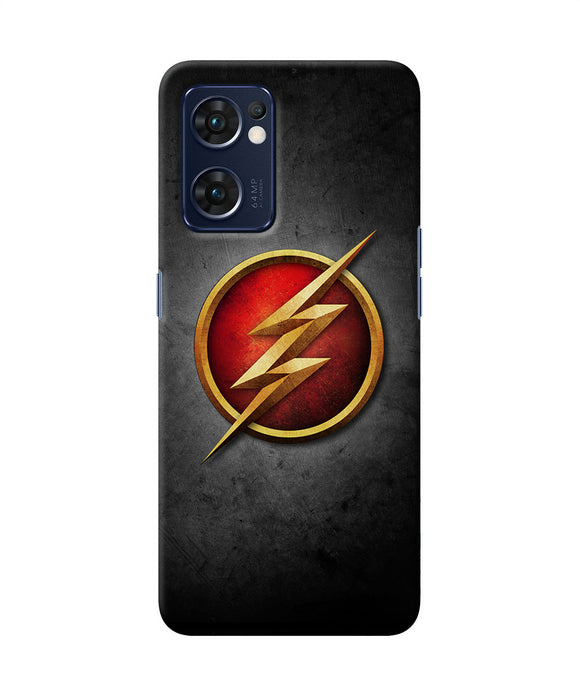 Flash logo Oppo Reno7 5G Back Cover