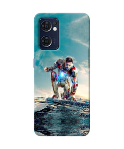 Ironman sea side Oppo Reno7 5G Back Cover