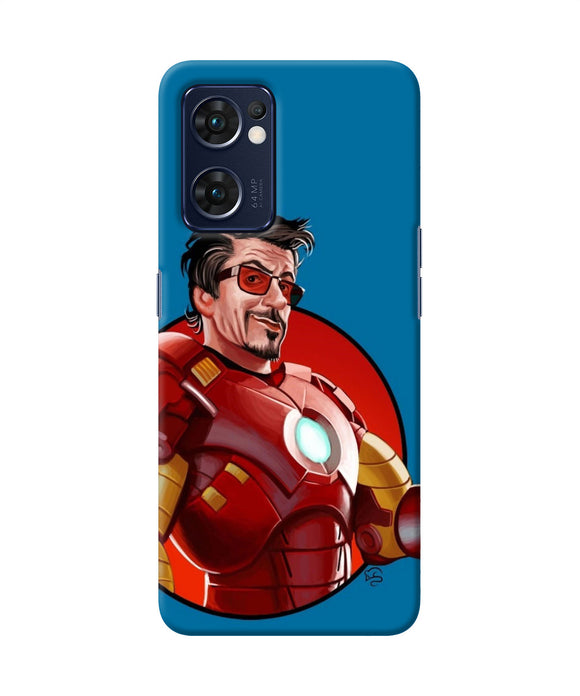 Ironman animate Oppo Reno7 5G Back Cover