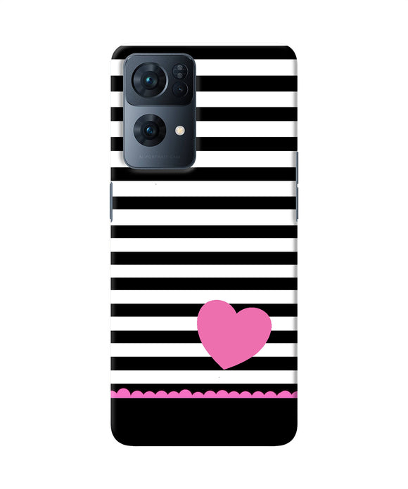 Abstract heart Oppo Reno7 Pro 5G Back Cover