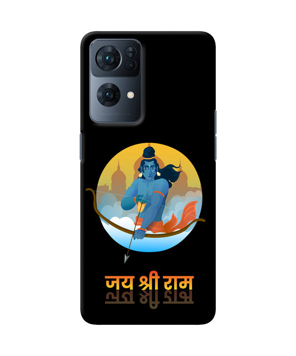 Black Jay Shree Ram Oppo Reno7 Pro 5G Back Cover