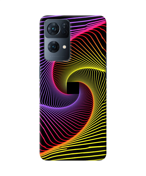Colorful Strings Oppo Reno7 Pro 5G Back Cover