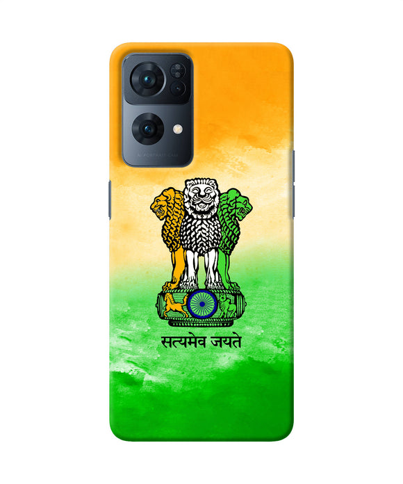 Satyamev Jayate Flag Oppo Reno7 Pro 5G Back Cover