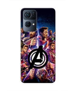 Avengers Superheroes Oppo Reno7 Pro 5G Real 4D Back Cover