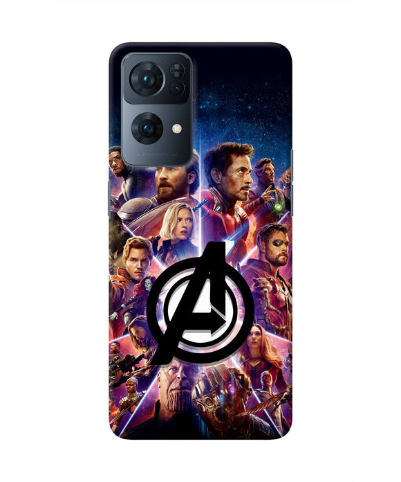 Avengers Superheroes Oppo Reno7 Pro 5G Real 4D Back Cover